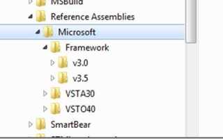 Reference assemblies что это за папка