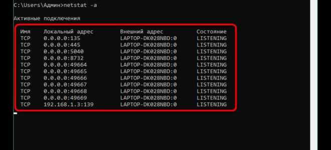 Ubuntu как посмотреть открытые порты