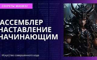 Какой ассемблер лучше fasm