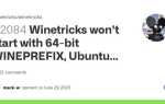 Wineprefix 32 bit как установить