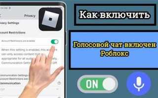 Как сделать голос в роблоксе