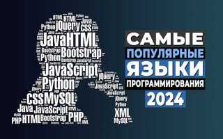 Какой самый распространенный язык программирования