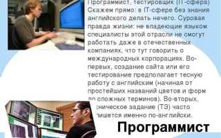Какие области программирования наиболее востребованы