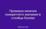 Pandas сколько раз встречается значение в столбце