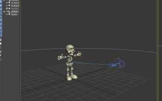Как отсоединить скелет от меша в blender