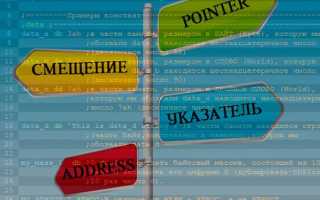 Что такое указатель в программировании