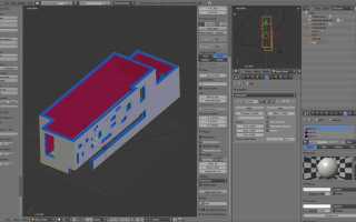 Как придать толщину объекту в blender