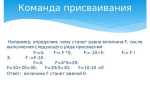 Как выглядит знак присваивания в программировании