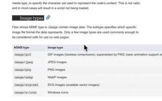 Как узнать mime type файла