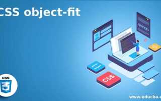Object fit css что это