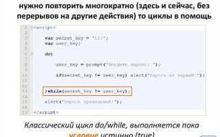 Как написать цикл for в js