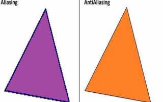 Anti aliasing это что