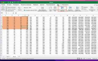 Как уменьшить область прокрутки в excel