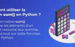 Как работает sum в python