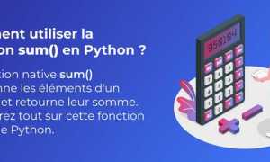 Как работает sum в python
