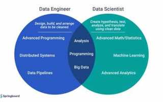 Data engineer data scientist в чем отличие