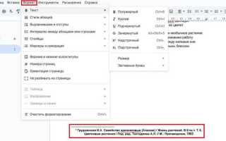 Как сделать сноску в ворде 2016