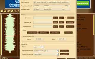 Av video karaoke maker как пользоваться