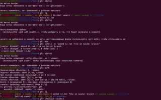 Как отменить коммит в git