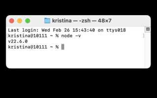 Как установить express node js