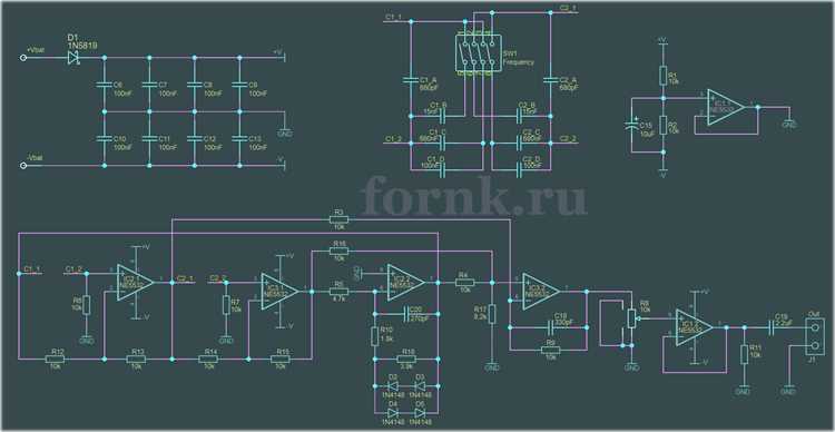 Применение компаратора напряжения для преобразования синусоиды