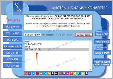 Какие элементы HTML корректно поддерживаются в формате DOCX