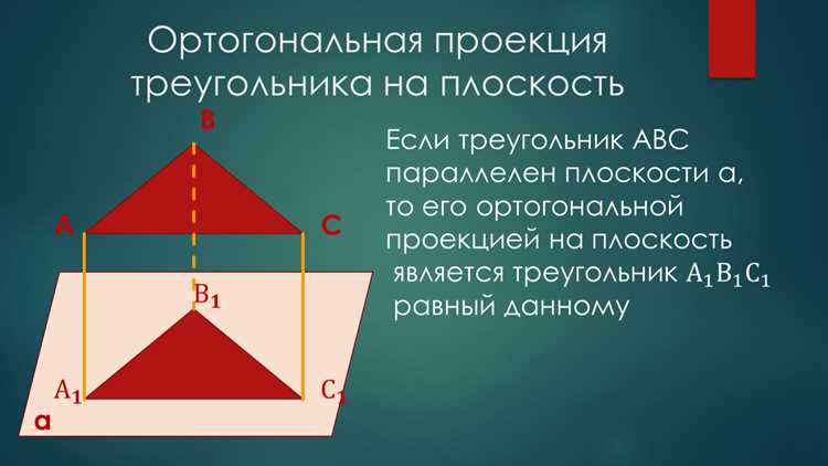 Как найти ортогональную проекцию вектора