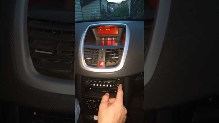 Настройка часов на Peugeot 307: пошаговая инструкция