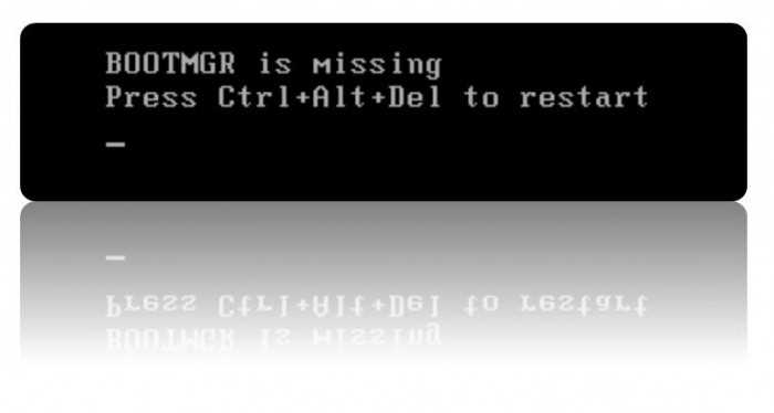 Bootmgr is missing что делать Bootmgr is missing что делать