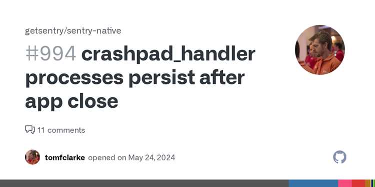 Обработка и хранение данных ошибок с помощью Crashpad handler