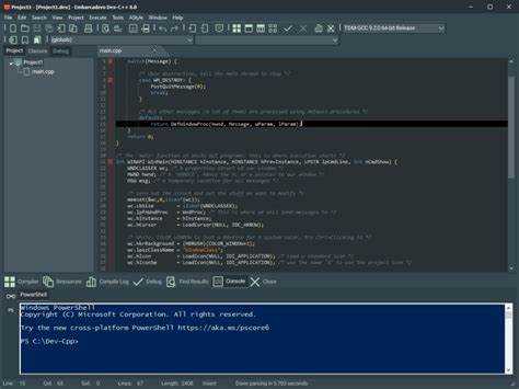 Написание первого кода в Dev C++