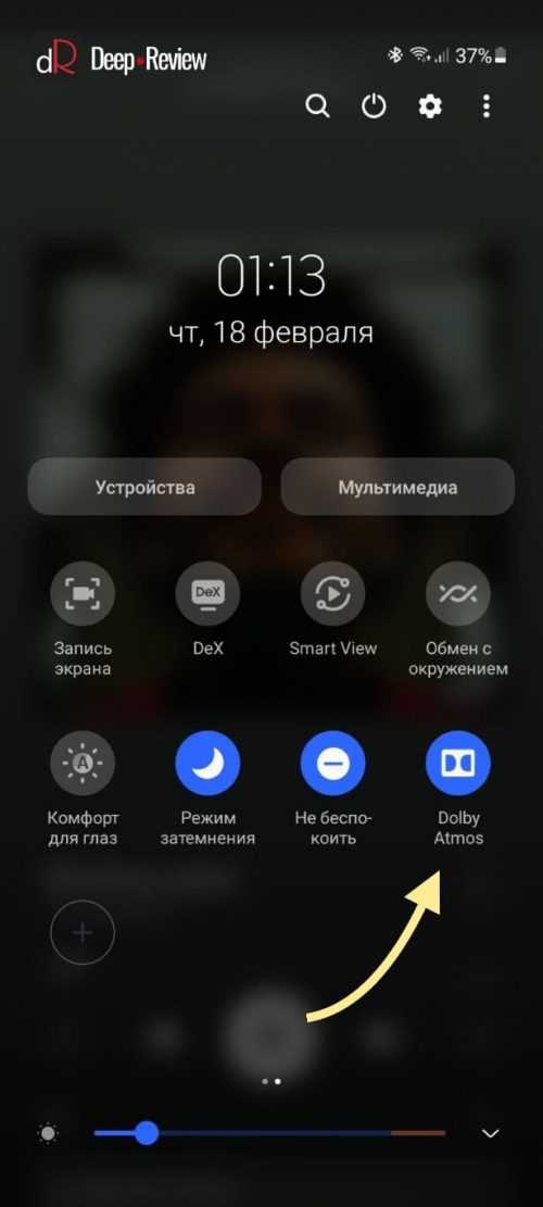 Аппаратные и программные компоненты, отвечающие за работу Dolby Atmos
