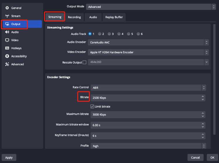 Как выбрать оптимальные параметры для записи видео с использованием DVR в OBS