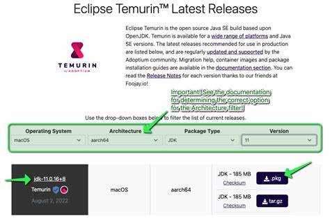 Обновления и поддержка версий Eclipse Temurin JDK