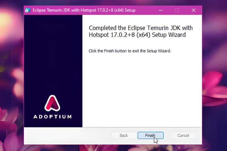 Настройка переменных окружения для работы с Eclipse Temurin JDK