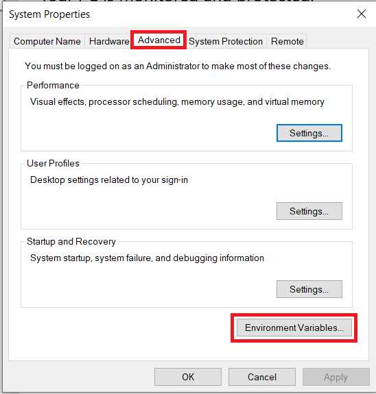 Environment variables Windows 10: место хранения и настройка
