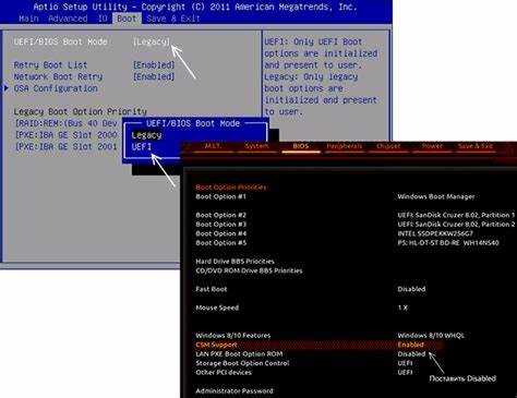 Решение проблем, если устройство не определяется BIOS
