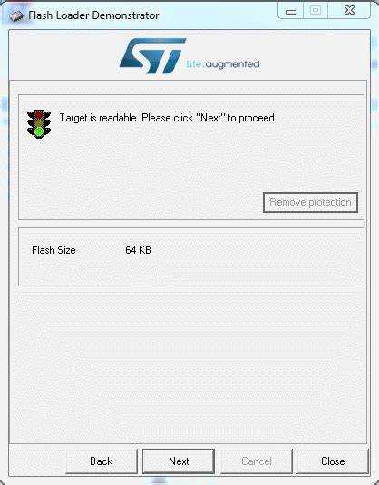 Основные функции и возможности Flash Loader Demonstrator