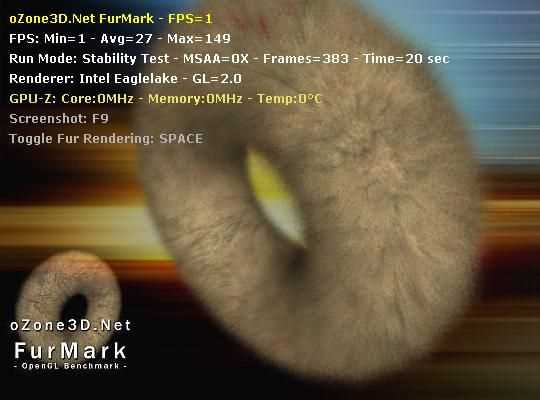 Furmark сколько по времени идет тест