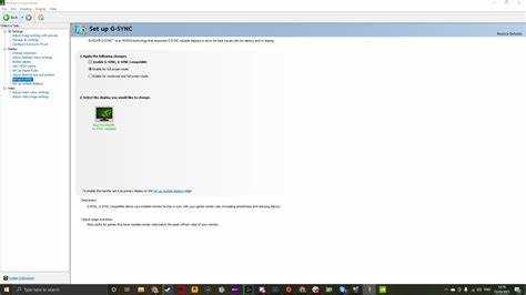 Как правильно подключить монитор для работы G Sync