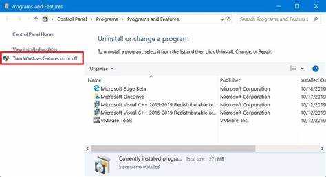 Отключение или удаление Hyper-V при необходимости