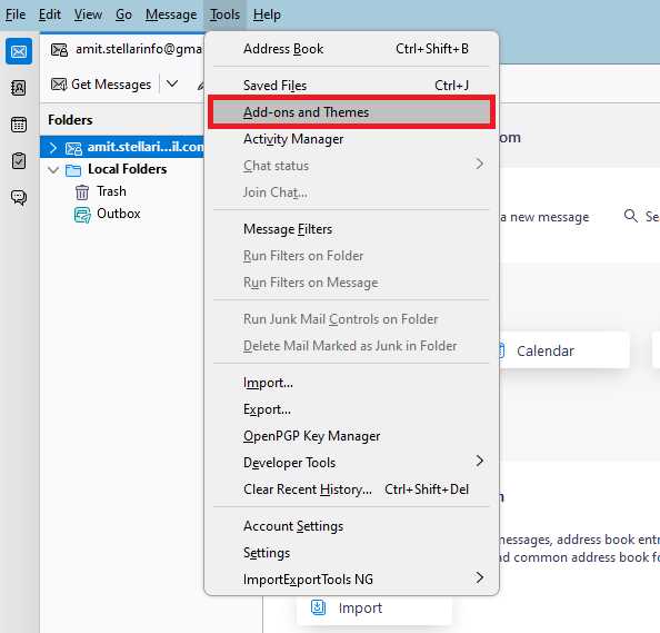 Importexporttools thunderbird как установить расширение Importexporttools thunderbird как установить расширение