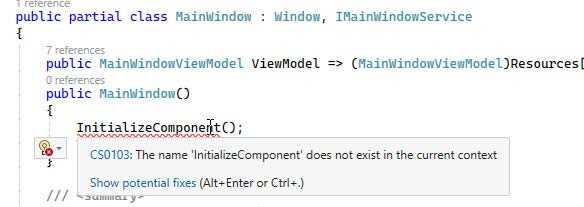 Когда и где вызывается InitializeComponent