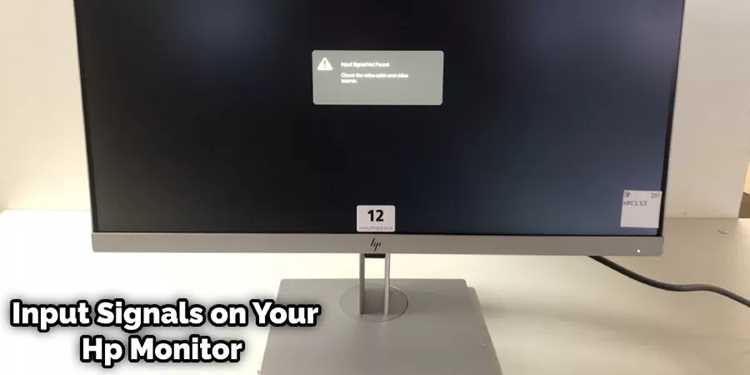 Input signal not found монитор hp что делать Input signal not found монитор hp что делать