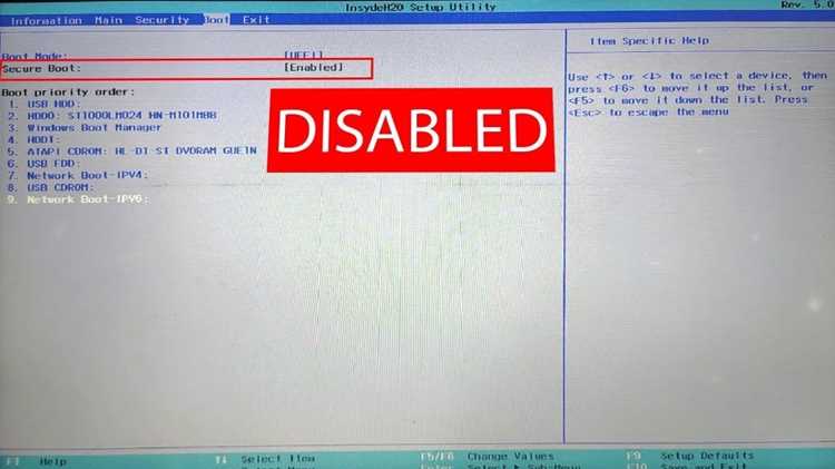 Меры безопасности и защита данных внутри системы Inside H2 BIOS