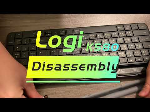 Logitech k580 как снять клавиши