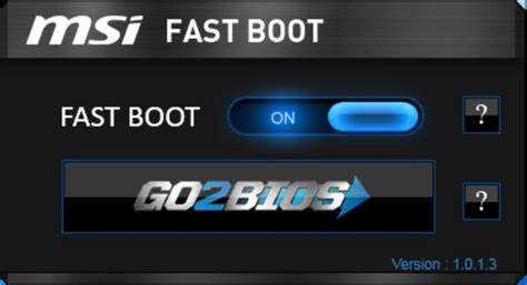 Как включить и настроить Msi Fast Boot в BIOS