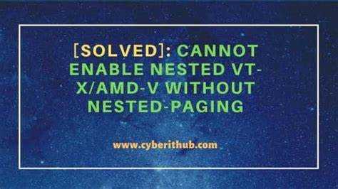 Совместимость nested paging с различными процессорами