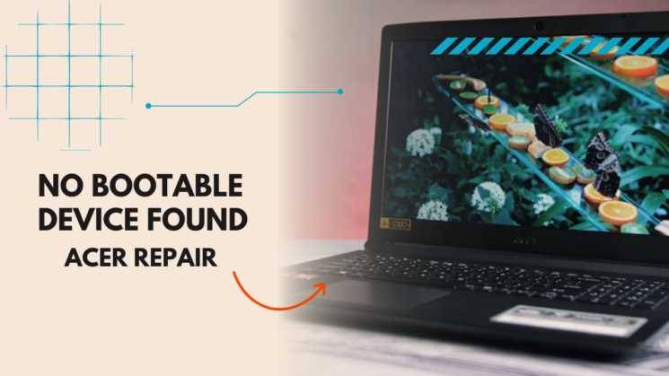 No bootable device на ноутбуке Acer: причины и решение