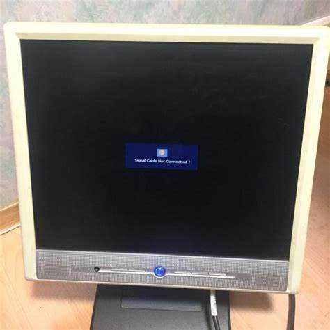 No cable connected монитор benq что делать